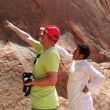 Rysunki naskalne na Wadi Rum